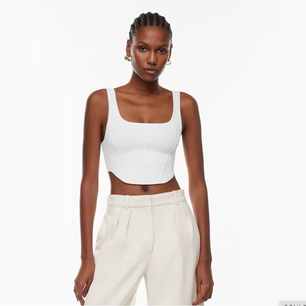 Sculpt Knit Bustier Tank | Aritzia